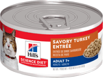 Hill's Science Diet Adult 7+ Savory Turkey Entrée